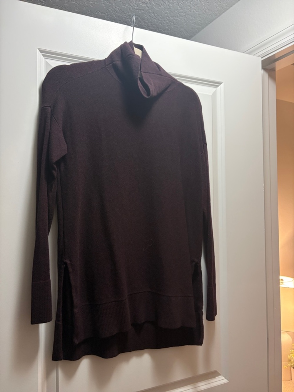 LOFT Dark Brown Turtleneck Sweater